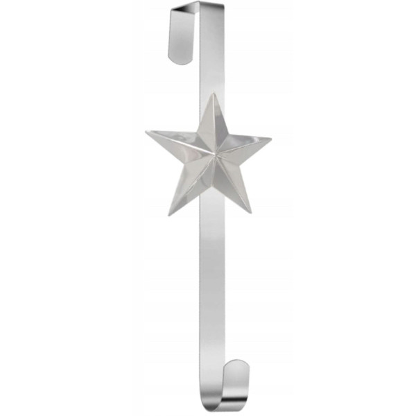 Świąteczny wieszak na drzwi gwiazda 37cm 301079 381992