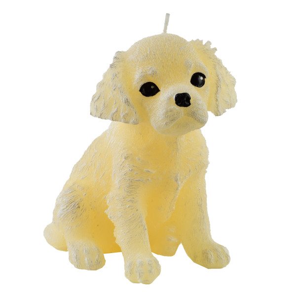 Świeca Figurka ANIMALS PIES SPANIEL 11x14cm kremowa parafinowa 649782