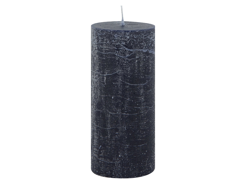 Świeca pieńkowa Rustic 16 cm czarna 11525
