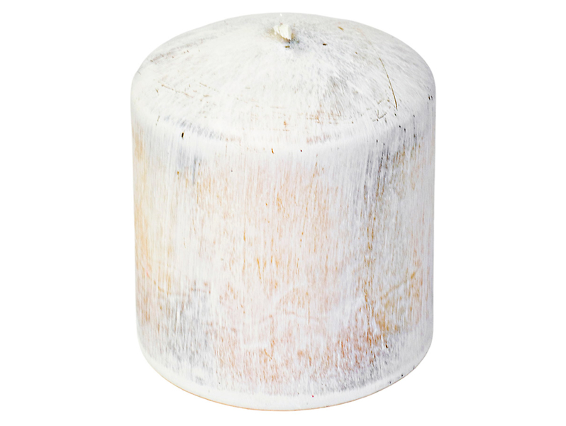 Świeca pieńkowa White Wood 7 cm 49740