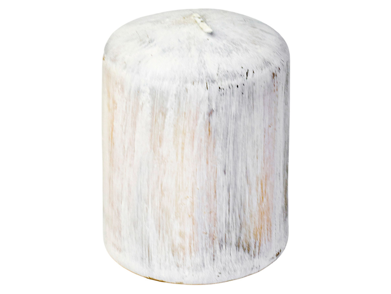 Świeca pieńkowa White Wood 8 cm 49742