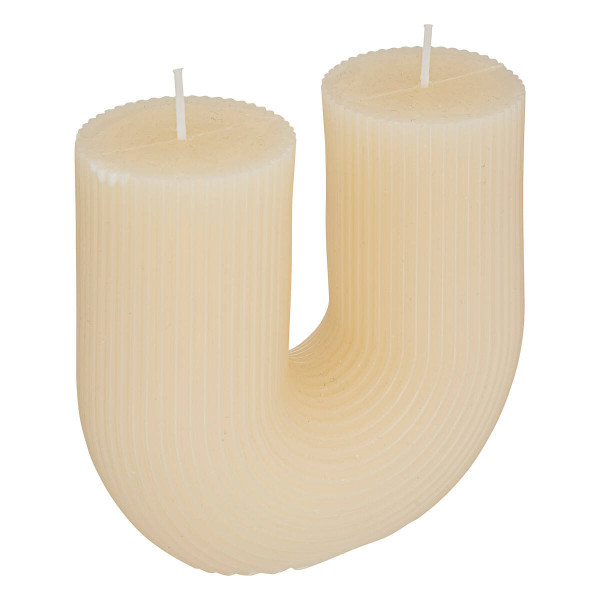 Świeca prążkowana DEMI, w kształcie litery U 298385