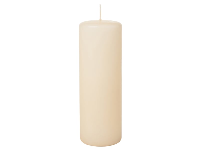 Świeca słupek 20 cm kremowa 401530