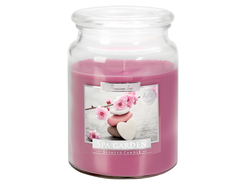 Świeca w słoiku Ogród SPA 10 cm 50151