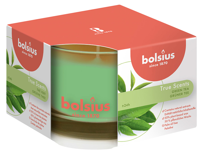 Świeca w szkle True Scents Zielona Herbata 6,6 cm 50121