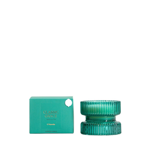 Świeca zapachowa CLASSIC GRACE Basil&Tea 85 g HOMLA 961548