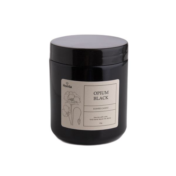Świeca zapachowa TOFU Opium Black 190 g HOMLA 922525