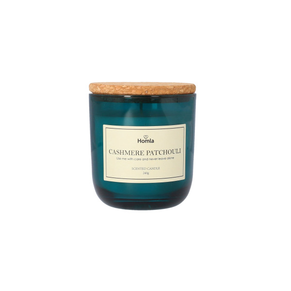 Świeca zapachowa VERDE Cashmere Patchouli 240 g HOMLA 922534