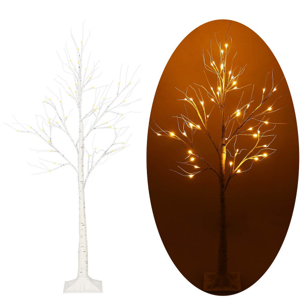 Świecące drzewko 150 cm brzoza 72 Led drzewko świąteczne 325024