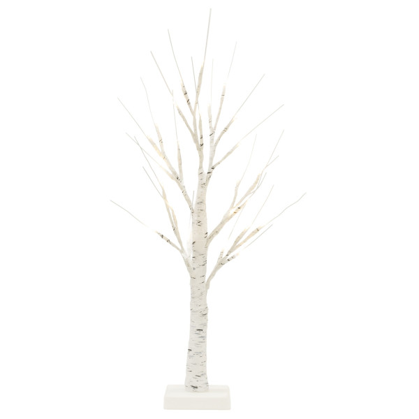 Świecące drzewko 60 cm brzoza 25 Led drzewko świąteczne dekoracja 861113