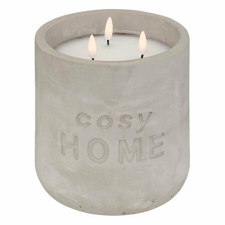 ŚWIECZKA LED So Cosy BETONOWA szara na baterie 567147