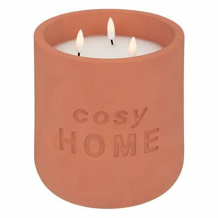 ŚWIECZKA LED So Cosy terracotta BETONOWA na baterie 567134