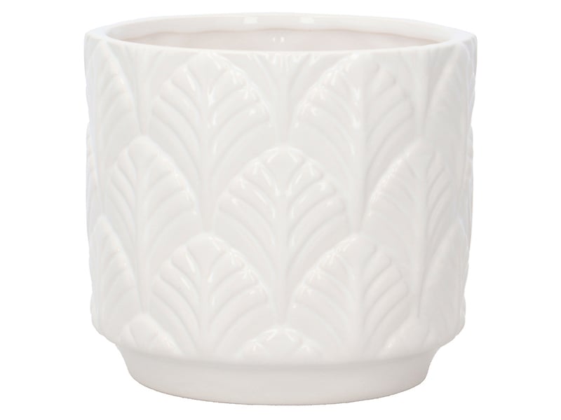 Świecznik Chic ceramiczny 6 cm biały 44346
