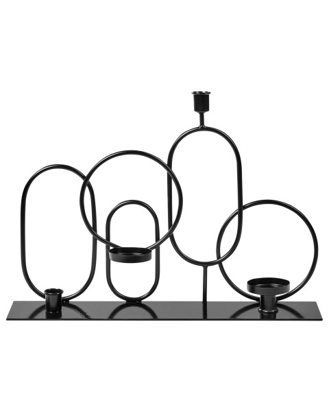 Świecznik COBH Metal 30 cm Czarny 731669