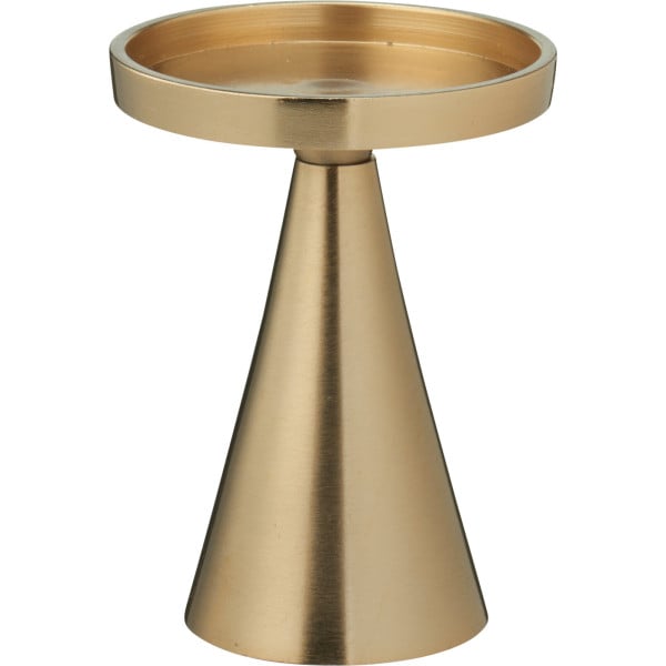 Świecznik dekoracyjny, złoty, 13 cm 838251