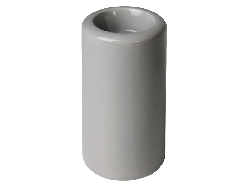 Świecznik Michigan ceramiczny 14 cm szary 48813