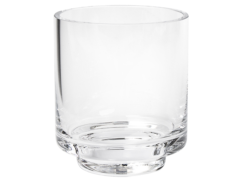 Świecznik Mini Roller szklany transparentny 37891