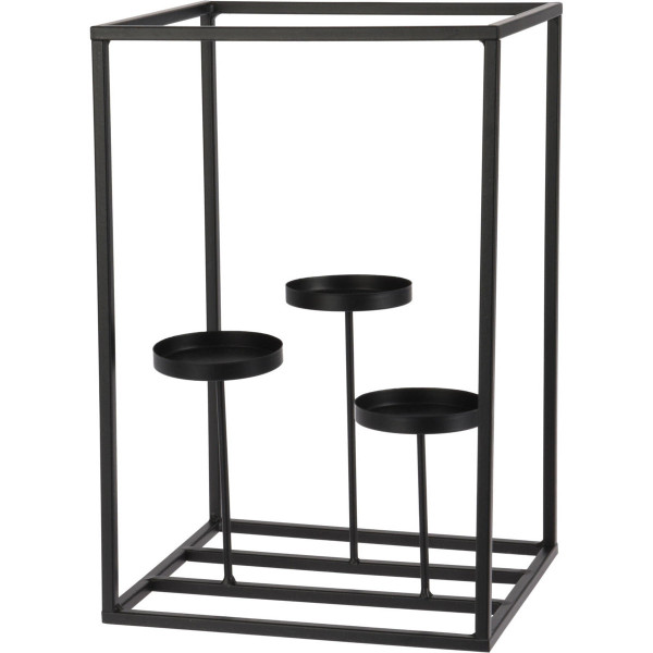 Świecznik na tealighty, 36 cm, metalowy 267023