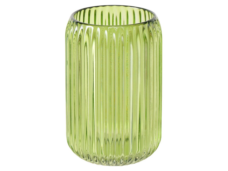 Świecznik szklany na tealight Hygge 12,5 cm jasnozielony 487269