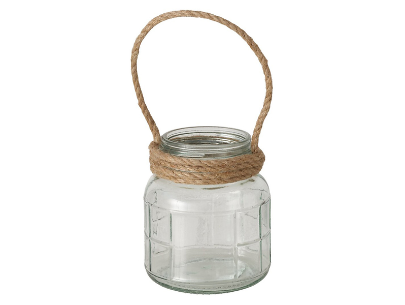 Świecznik szklany Tameo 15 cm transparentny 878960