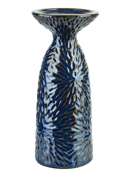 Świecznik YARINE BLUE 11x10x25cm 568789