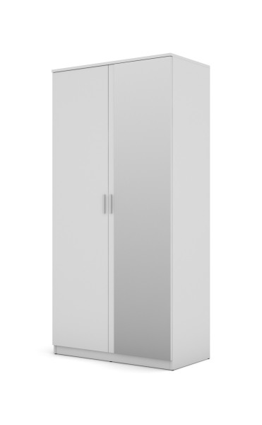 Szafa 100 Biel Z Lustrem 1062835