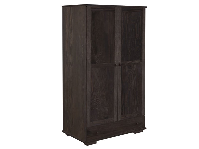 Szafa 100 cm drewniana Modern z drążkiem, kolor orzech 525411