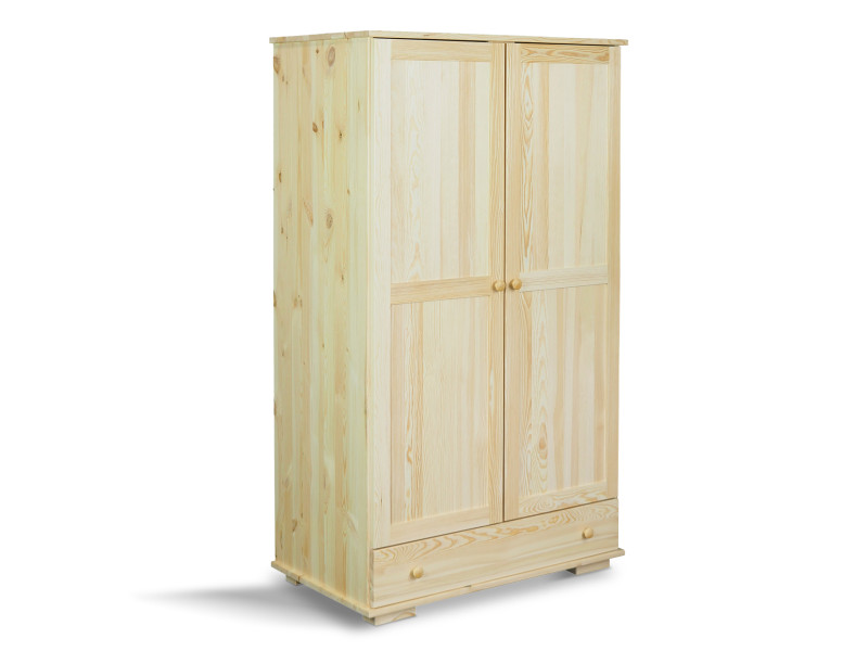 Szafa 100 z drążkiem drewniana MODERN, kolor sosnowy 204400