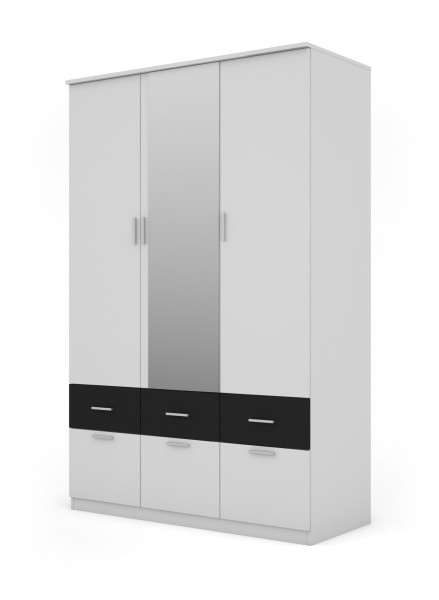 Szafa 140/216 Biel Z Lustrem 1062853