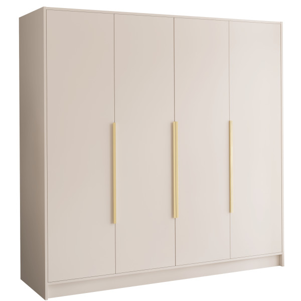 Szafa 200 cm do sypialni z półkami LESTO 812628