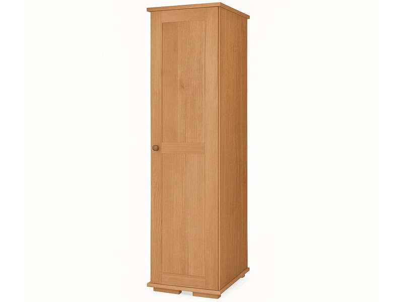 Szafa 40 Modern drewniana z drążkiem, drzwi prawe, kolor dębowy 682150
