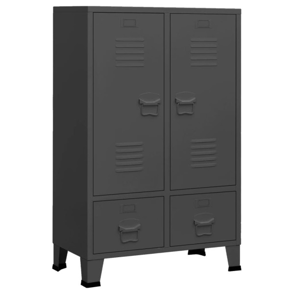 Szafa Antracyt Stal vidaXL 406971