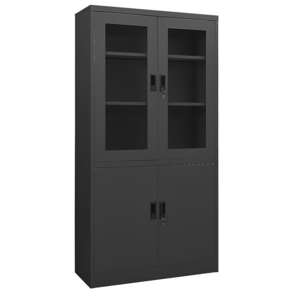 Szafa biurowa Antracyt Stal vidaXL 495380