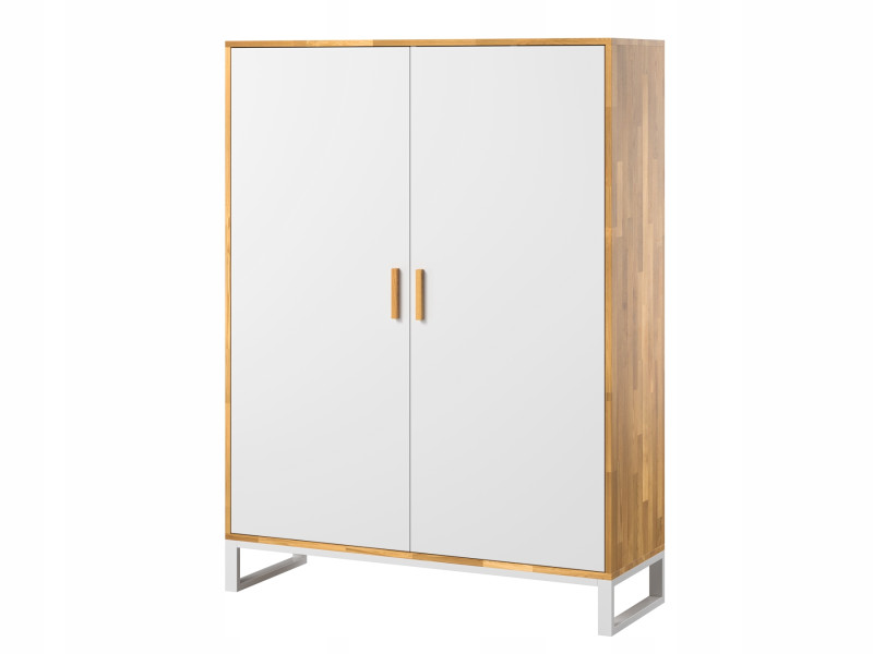 Szafa biurowa zamykana modern biała 312762