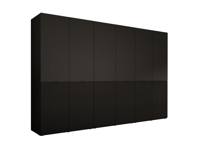 Szafa : Czarny grafit, 300 x 200 x 51 cm 596112