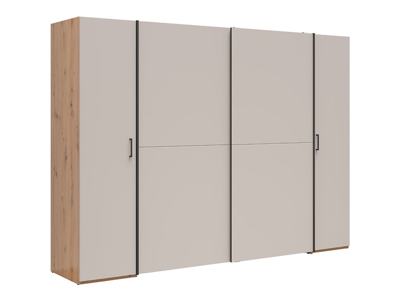 Szafa czterodrzwiowa Hinton 260 cm dąb artisan/kaszmir 1060527