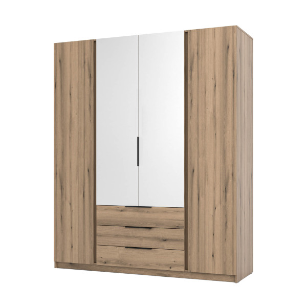 Szafa do przedpokoju 4-drzwiowa z lustrem Dravero EV/EV 2F 2L 3S 802712