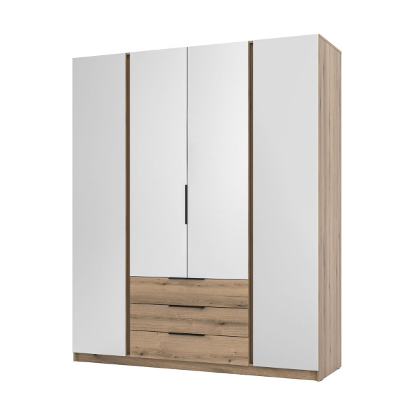 Szafa do przedpokoju 4-drzwiowa z lustrem Dravero EV/EV 4L 3S 802711
