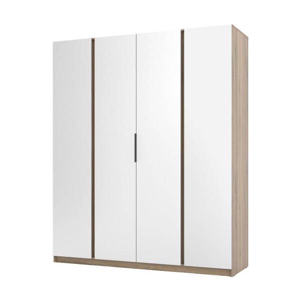 Szafa do przedpokoju 4-drzwiowa z lustrem Dravero EV/BL 4L 802706