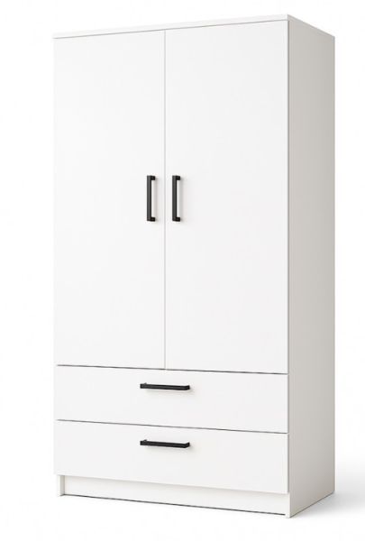 Szafa Do Przedpokoju Dwudrzwiowa Garderoba Biała 90cm 5kolorów MR 2d2sz 797573