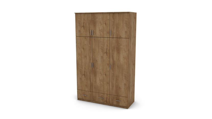 Szafa do sypialni 150/242 Dąb Lefkas - Okucia Premium 1062866
