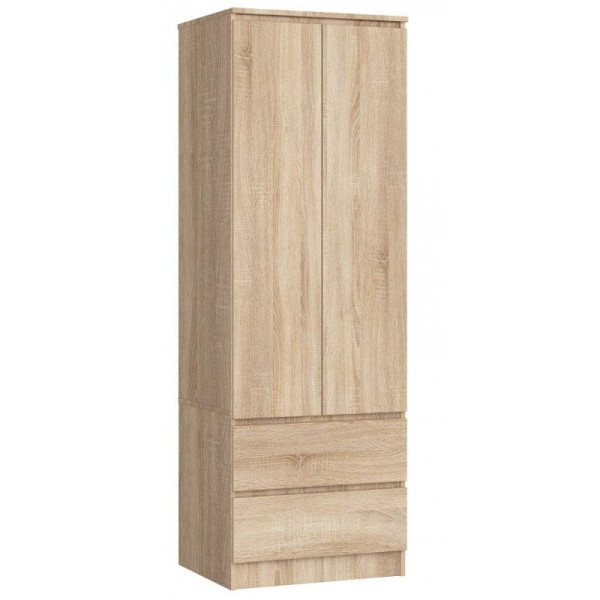 Szafa do sypialni, szuflady, DORMI XS, 60x50x180 cm, sonoma | TYLETEGOTU 988935