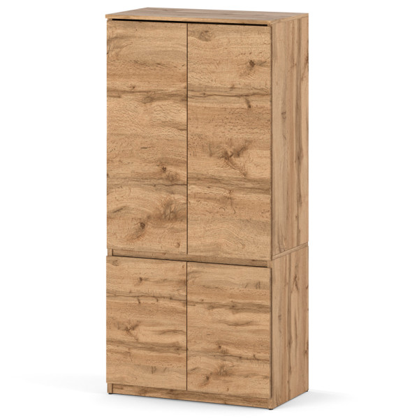 Szafa drewniana do sypialni posti 80cm nowoczesna dąb wotan 439625