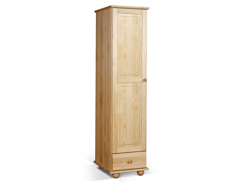 Szafa drewniana z drążkiem 40 CLASSIC L, kolor sosnowy 353208