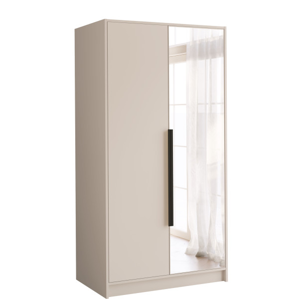 Szafa dwudrzwiowa 100 cm do sypialni LESTO 813151
