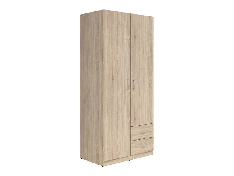 Szafa dwudrzwiowa Casao 91 cm z szufladami dąb sonoma 57639