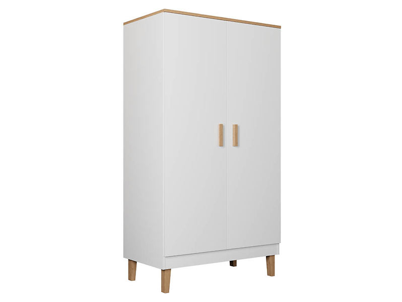 Szafa dwudrzwiowa Denver 100 cm biała 102358