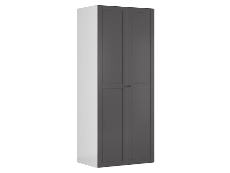 Szafa dwudrzwiowa Flex 100 cm biały/grafit 56338