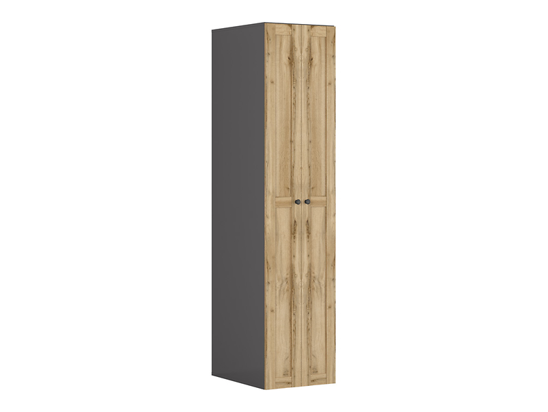 Szafa dwudrzwiowa Flex 50 cm grafit/dąb wotan 219059