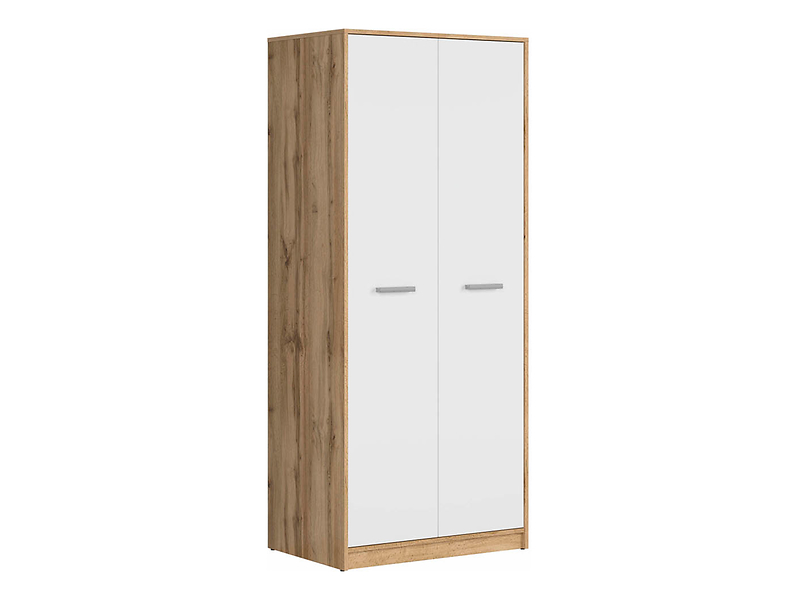 Szafa dwudrzwiowa Matos 80 cm dąb wotan/biały 26188